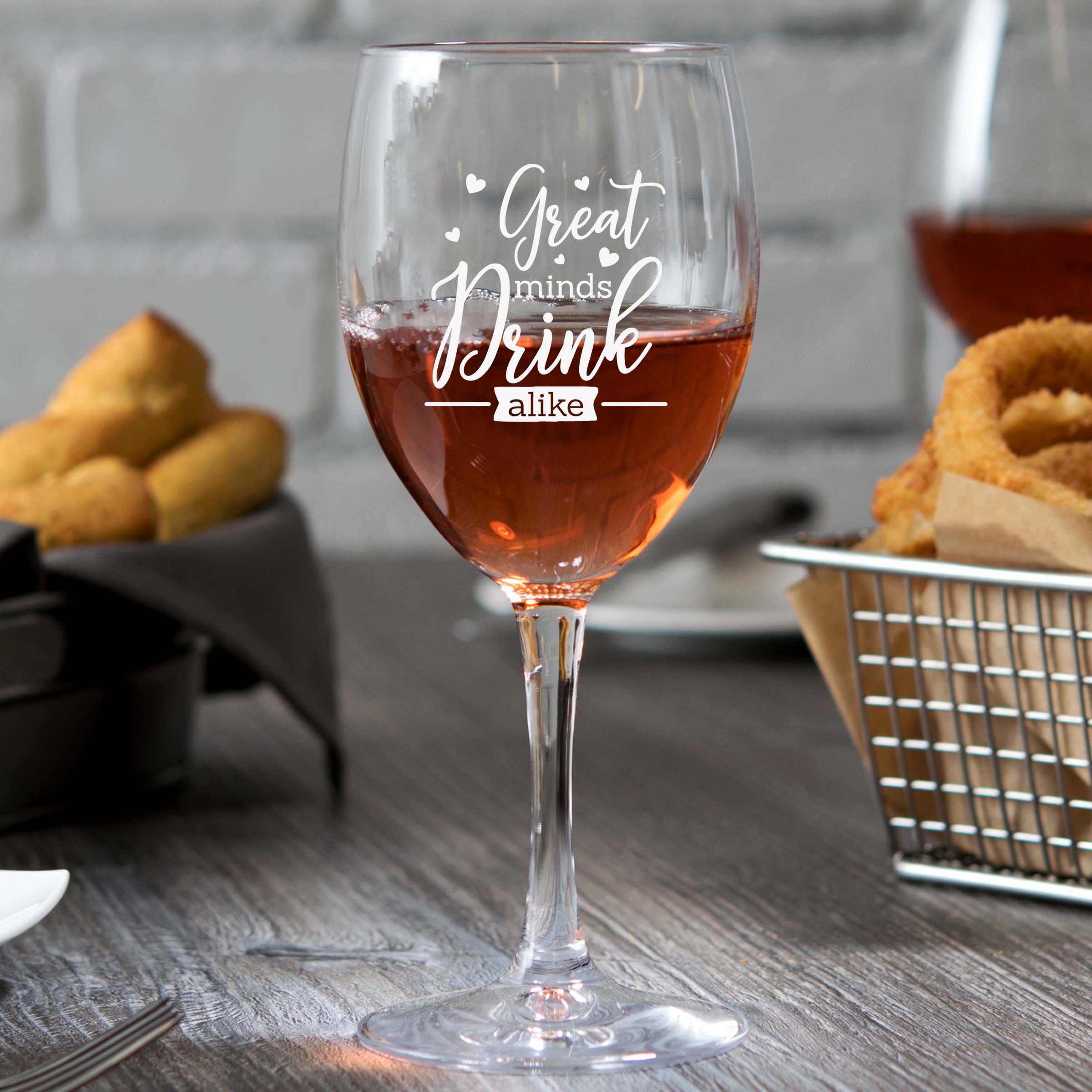 Frosted 17oz Stemless Wine Glass