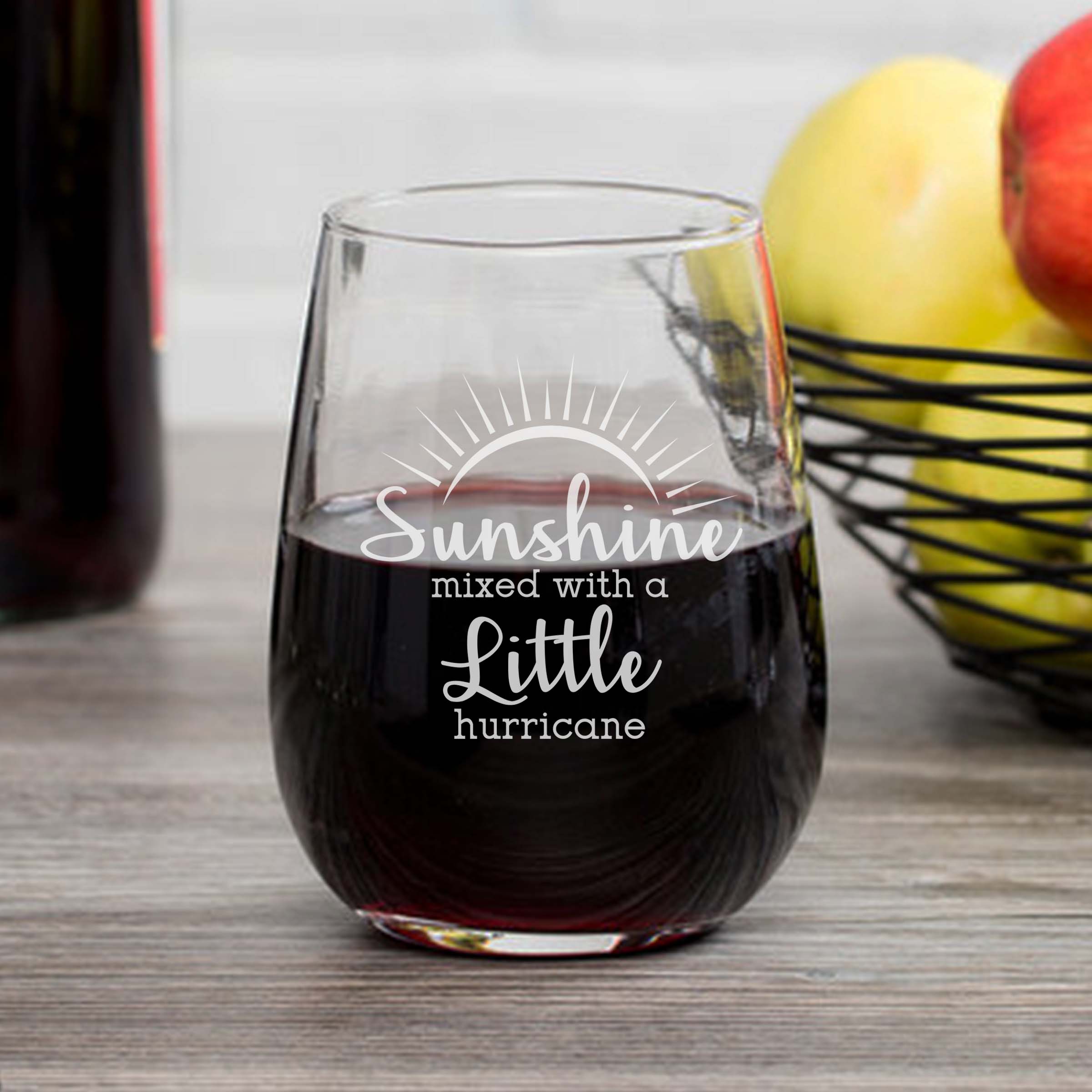 17oz Stemless Wine Glass (Frosted)