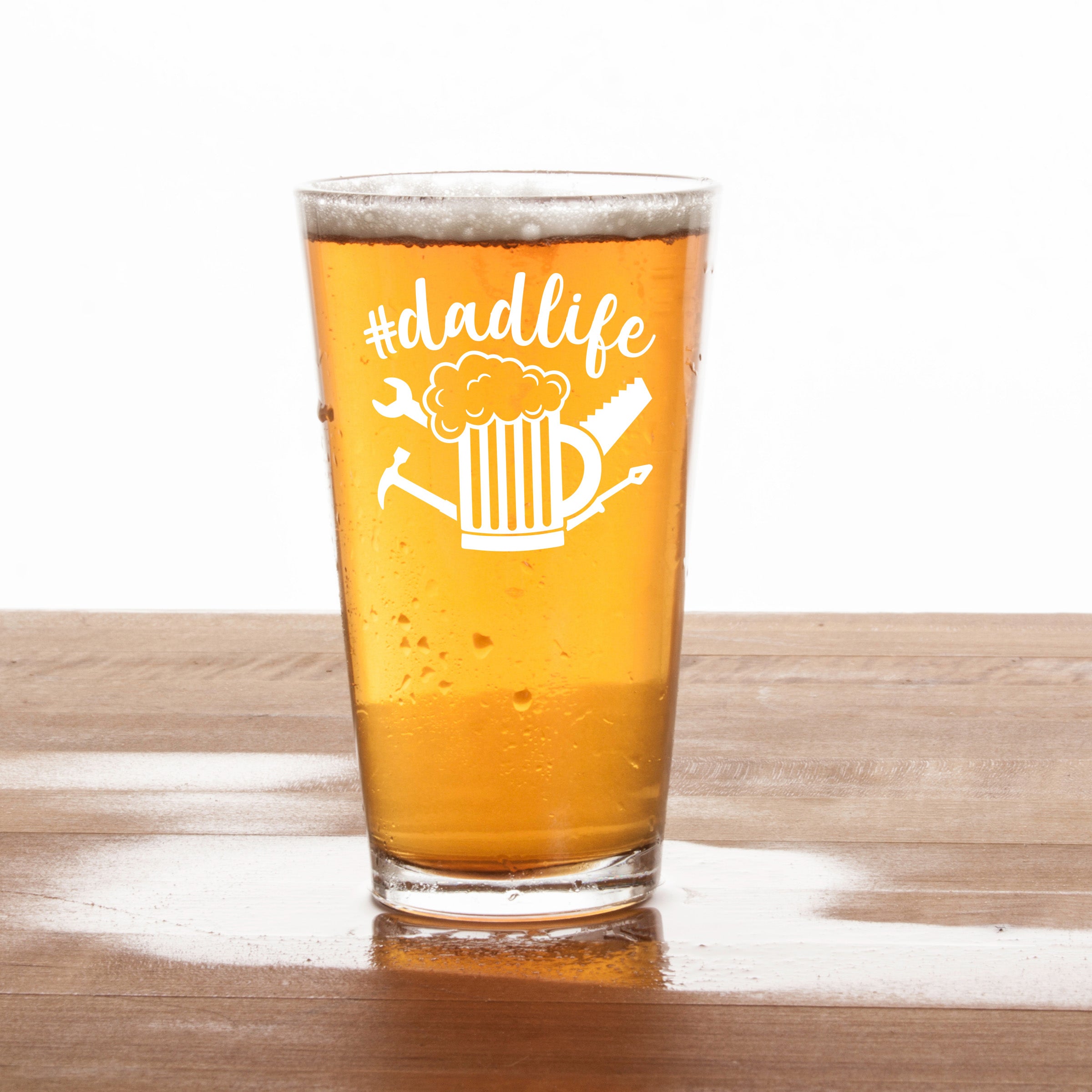 Upside Down Freezer Beer Glass Gift “Best Dad Ever from the