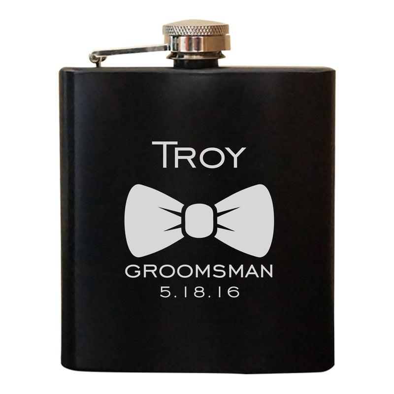 Personalized Groomsmen Flask (933)