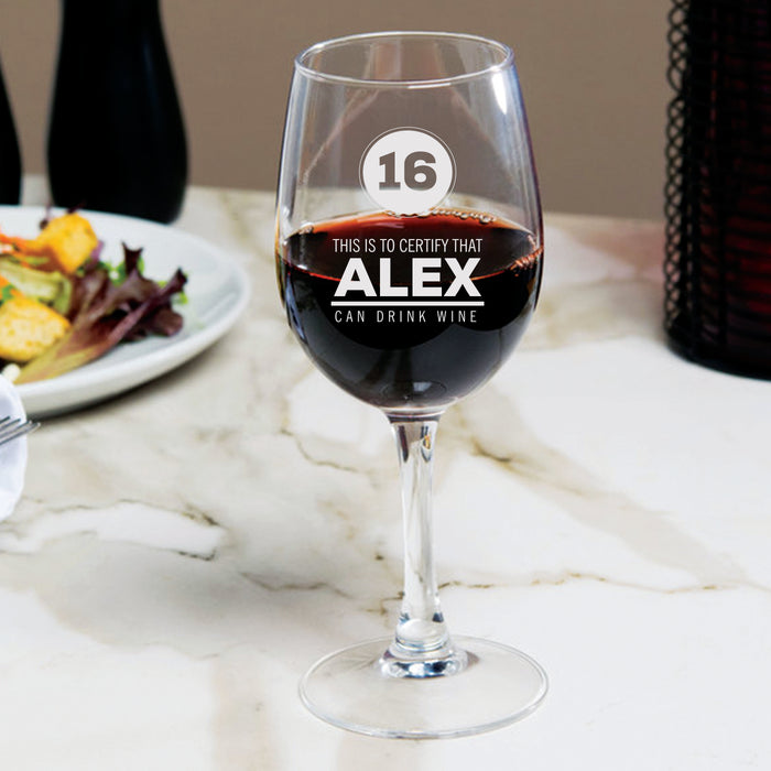 Customized Can Drink Wine ?