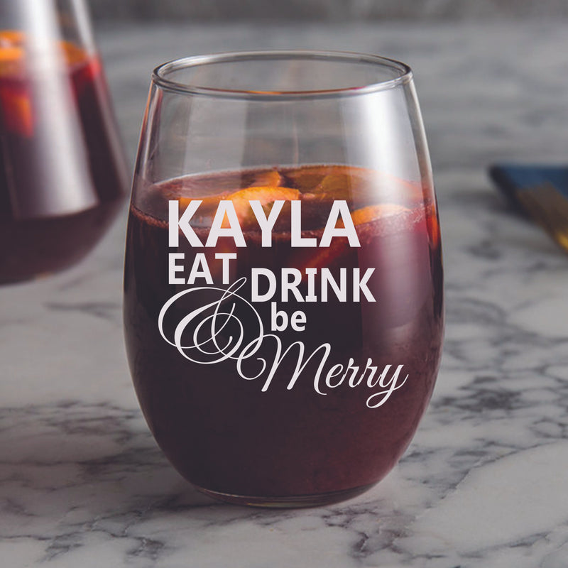 Personalized Eat Drink & Be Merry