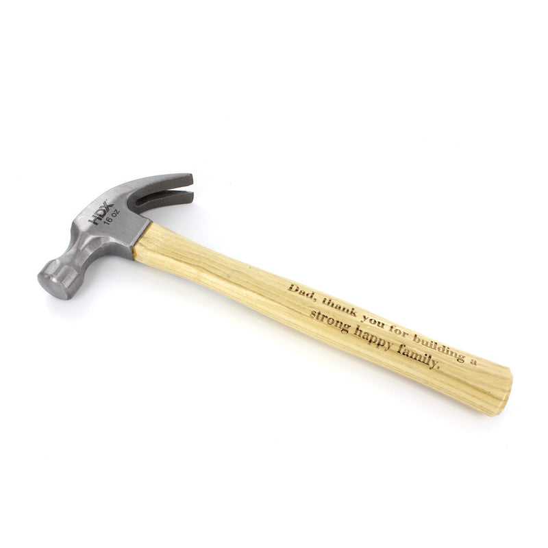 Personalized Laser Engraved Hammer, Nice Gift for Dad Father&