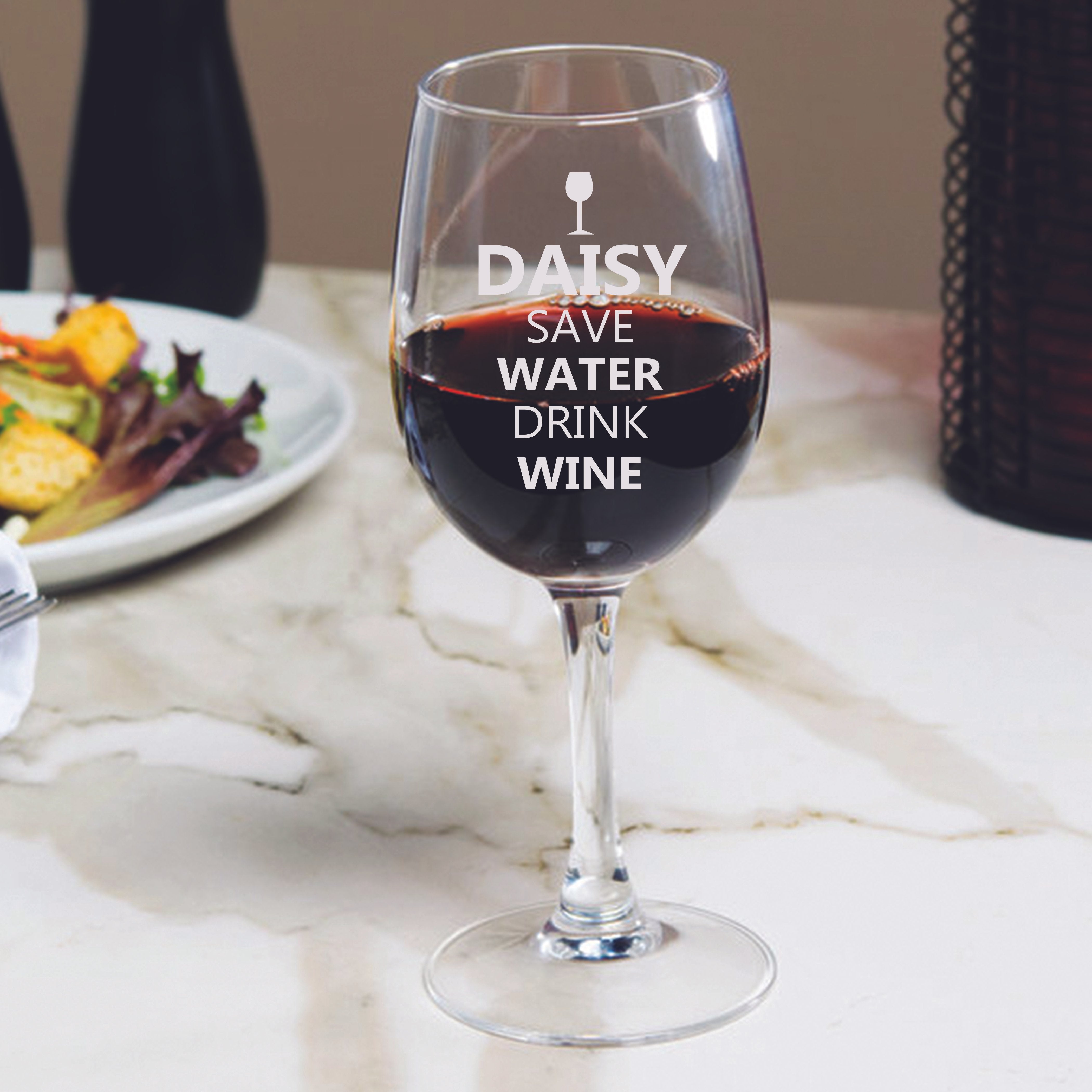 Personalized Save Water Drink Wine