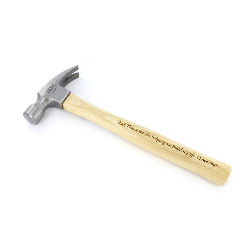Personalized engraved hammer - Christmas gift for dad - Froolu - 1