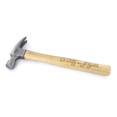 Engraved Hammer - Building Our Life Design - Froolu - 1