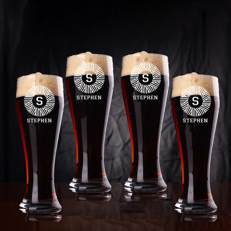 Personalized Engraved Beer Glasses