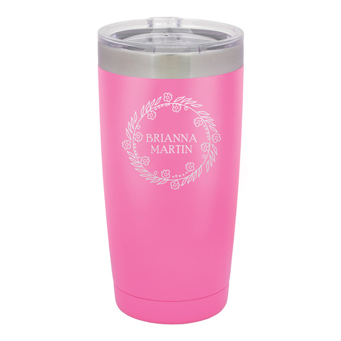 Personalized Floral Circle (4272)