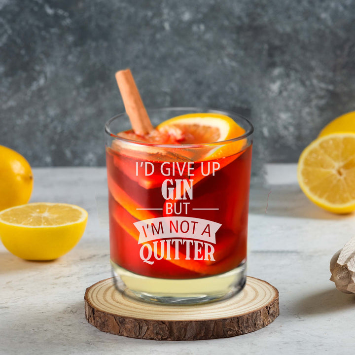 I'd Give Up Gin, But I'm Not a Quitter