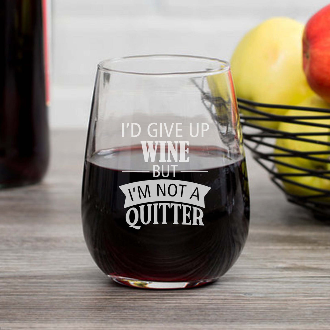 I'd Give Up Wine, But I'm Not a Quitter