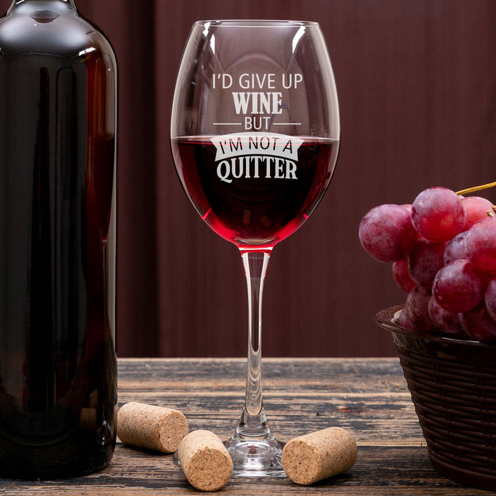 I'd Give Up Wine, But I'm Not a Quitter