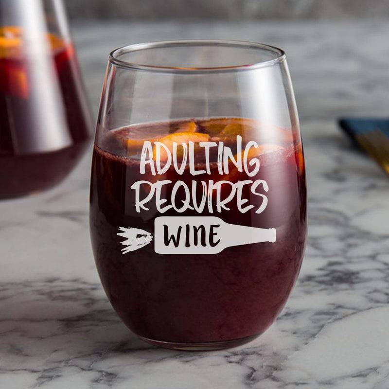 Adulting Requires Wine