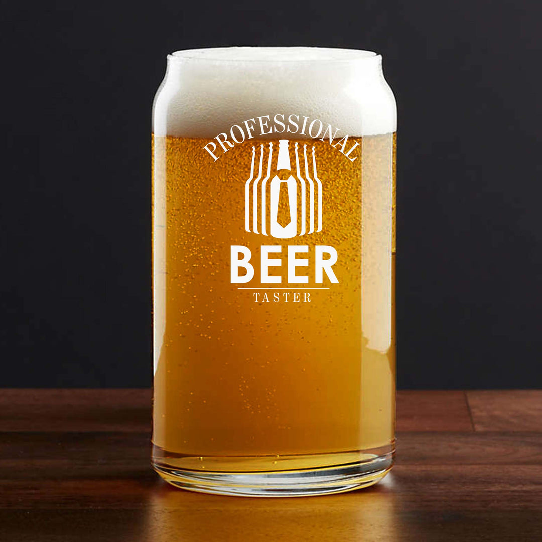 Engraved Professional Beer Taster Single Beer Glass