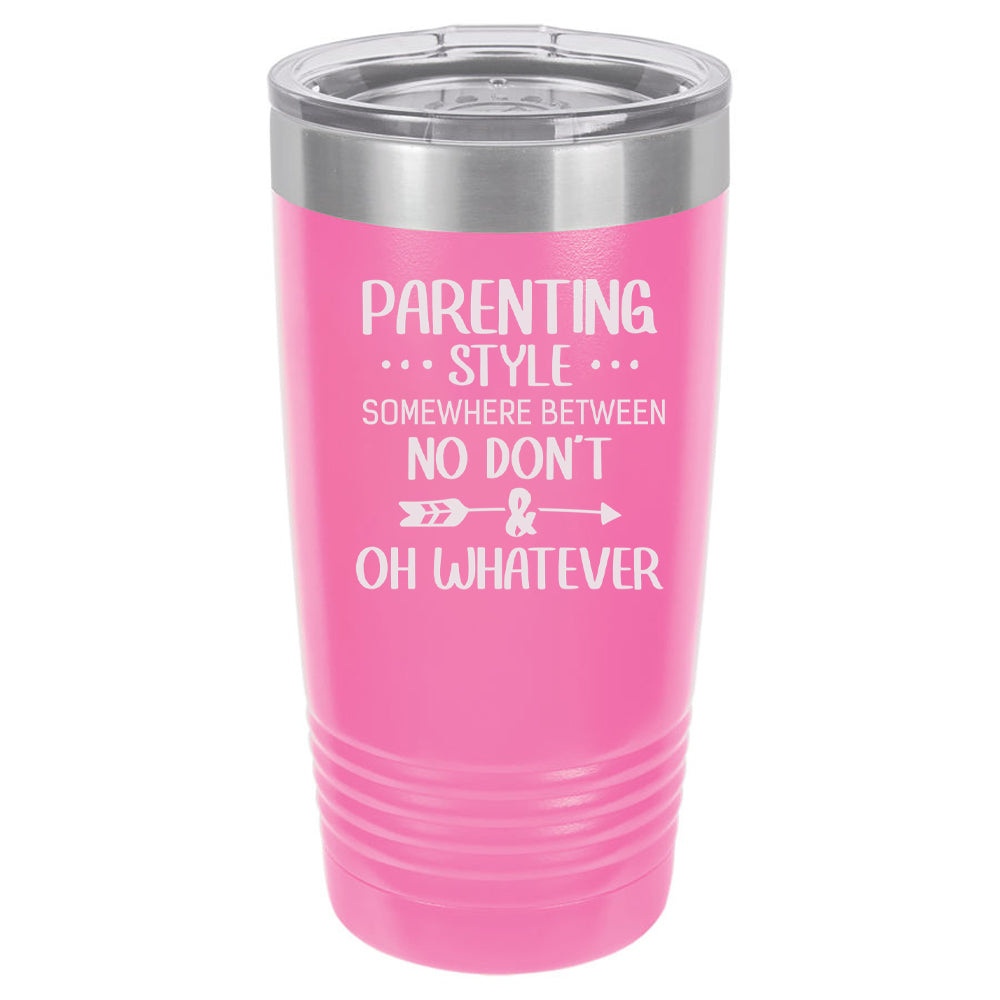 Parenting Style Somewhere Between No Don't & Oh Whatever
