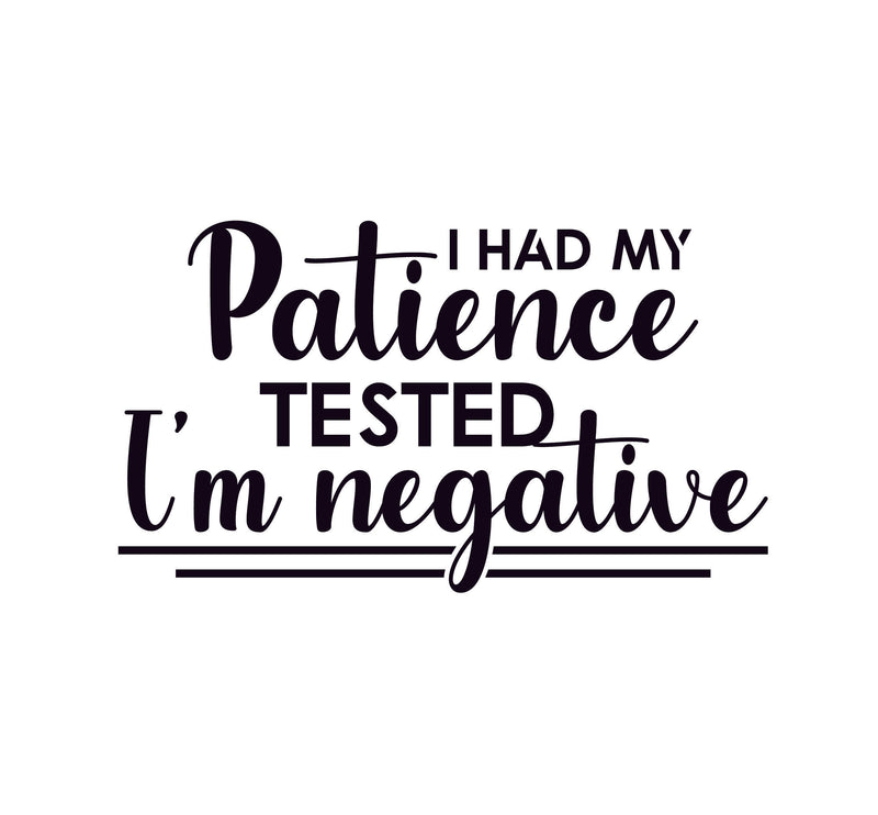 I Had My Patience Tested, I&