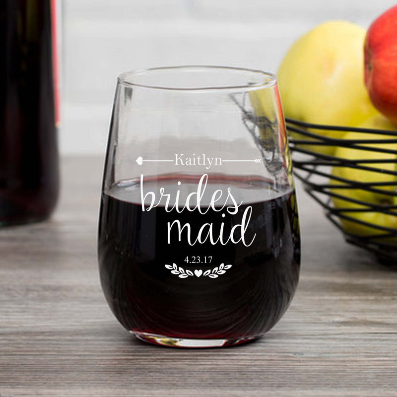 Bridesmaids Perfect Wine Glass