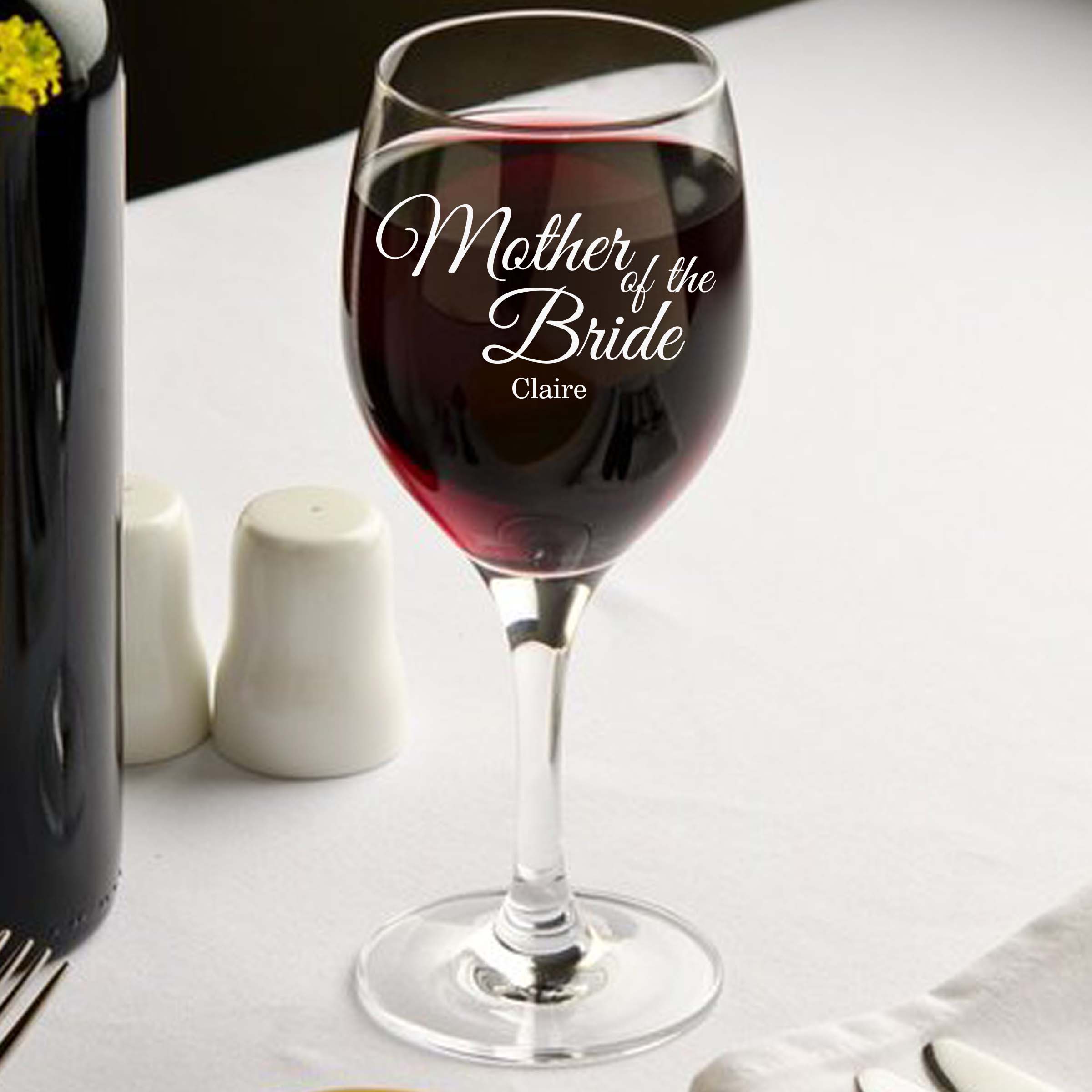 Mother of the Bride Wine Glass