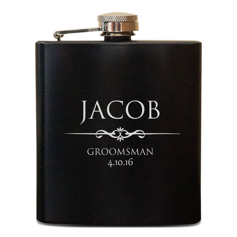 Personalized Groomsmen Flask (926)