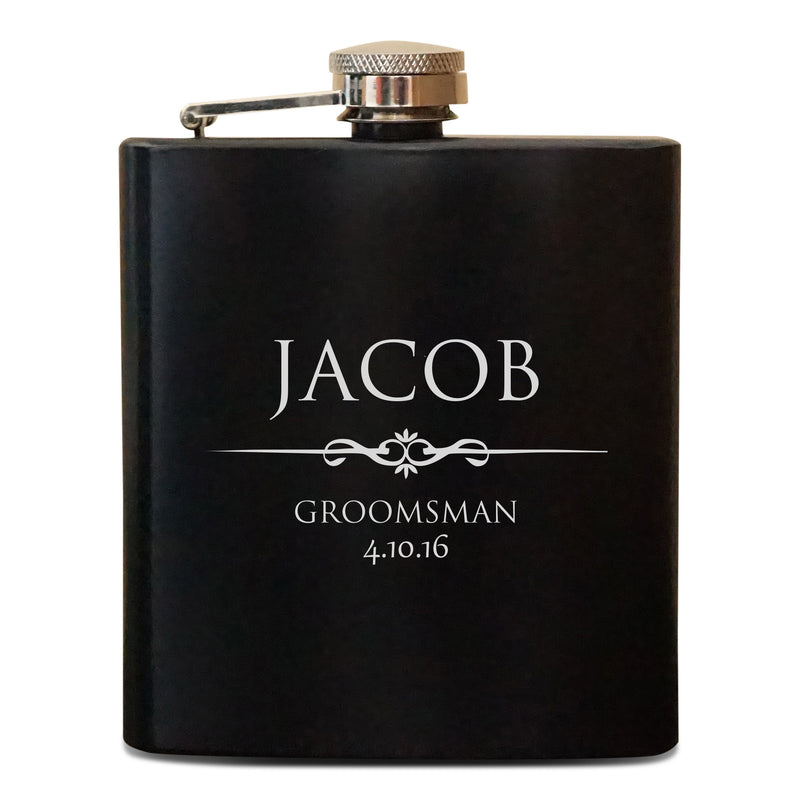Customized Groomsmen Flask (926)