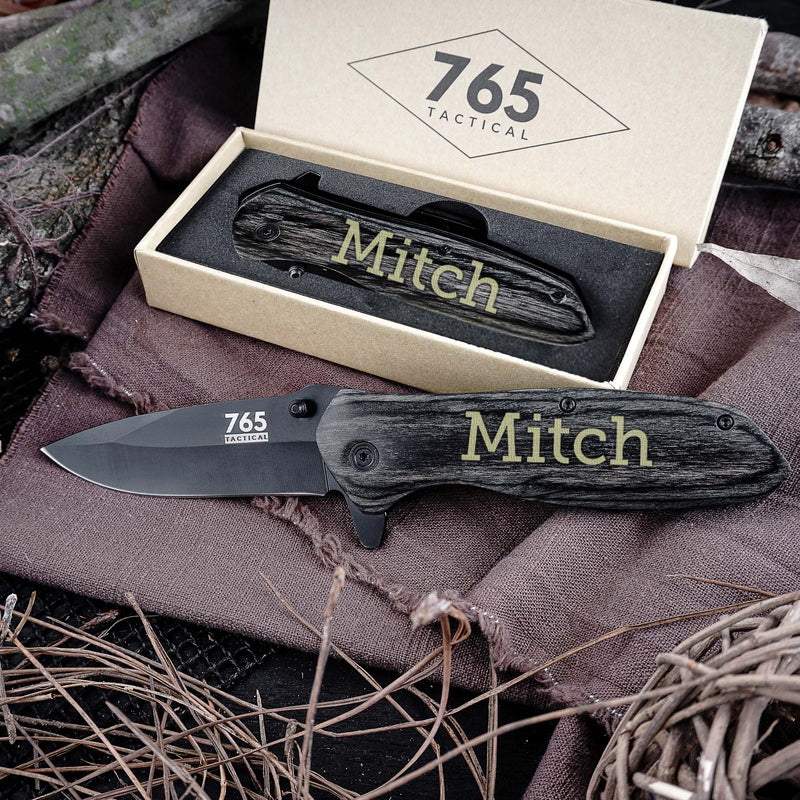 Personalized Suit Pocket Knife and Box Option
