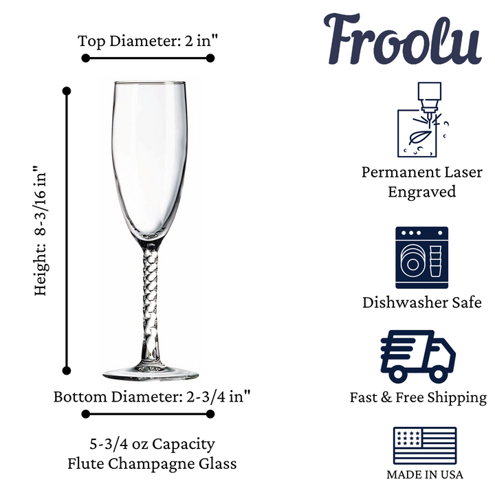 Customized Pair of His and Hers Flutes