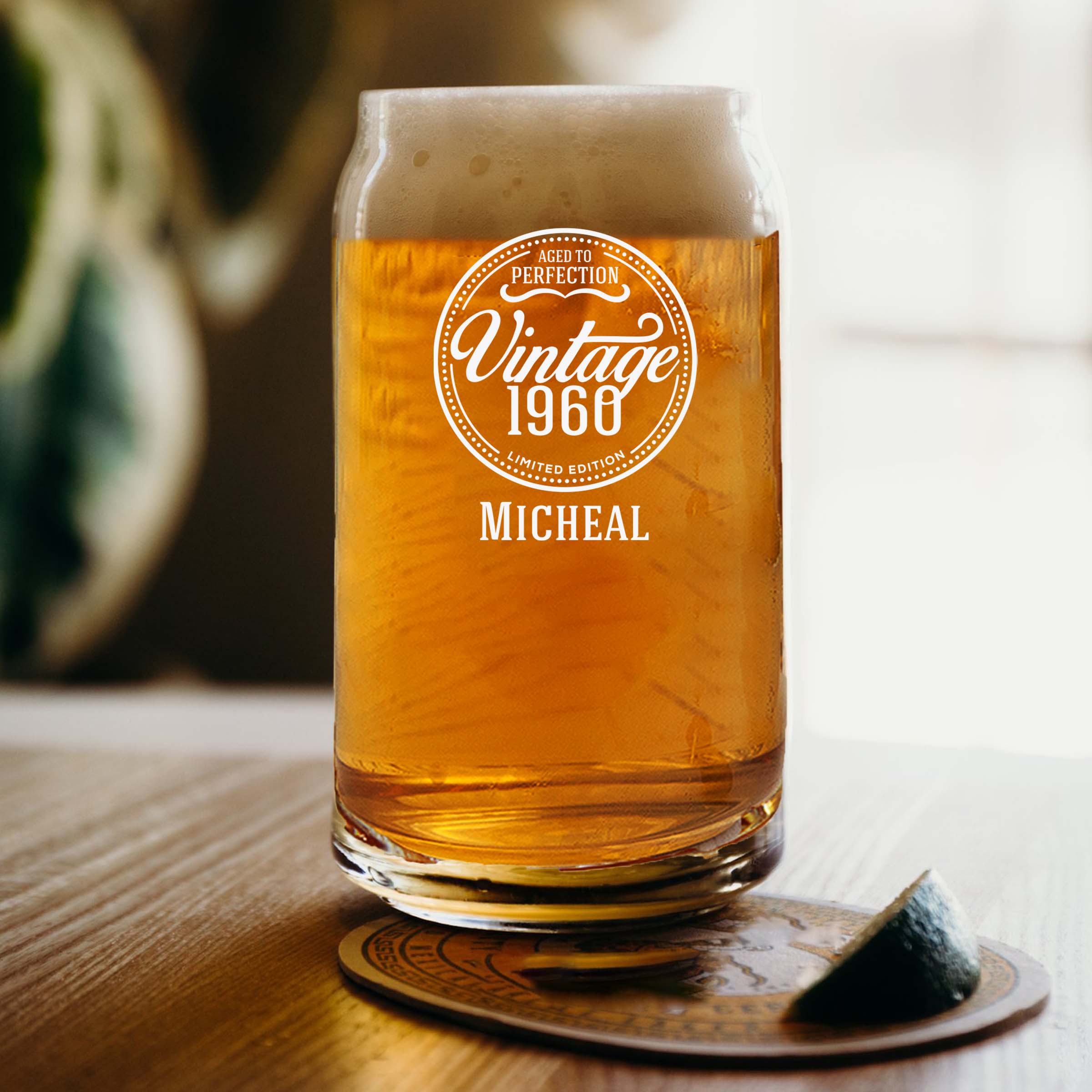 Engraved Limited Edition Single Beer Glass