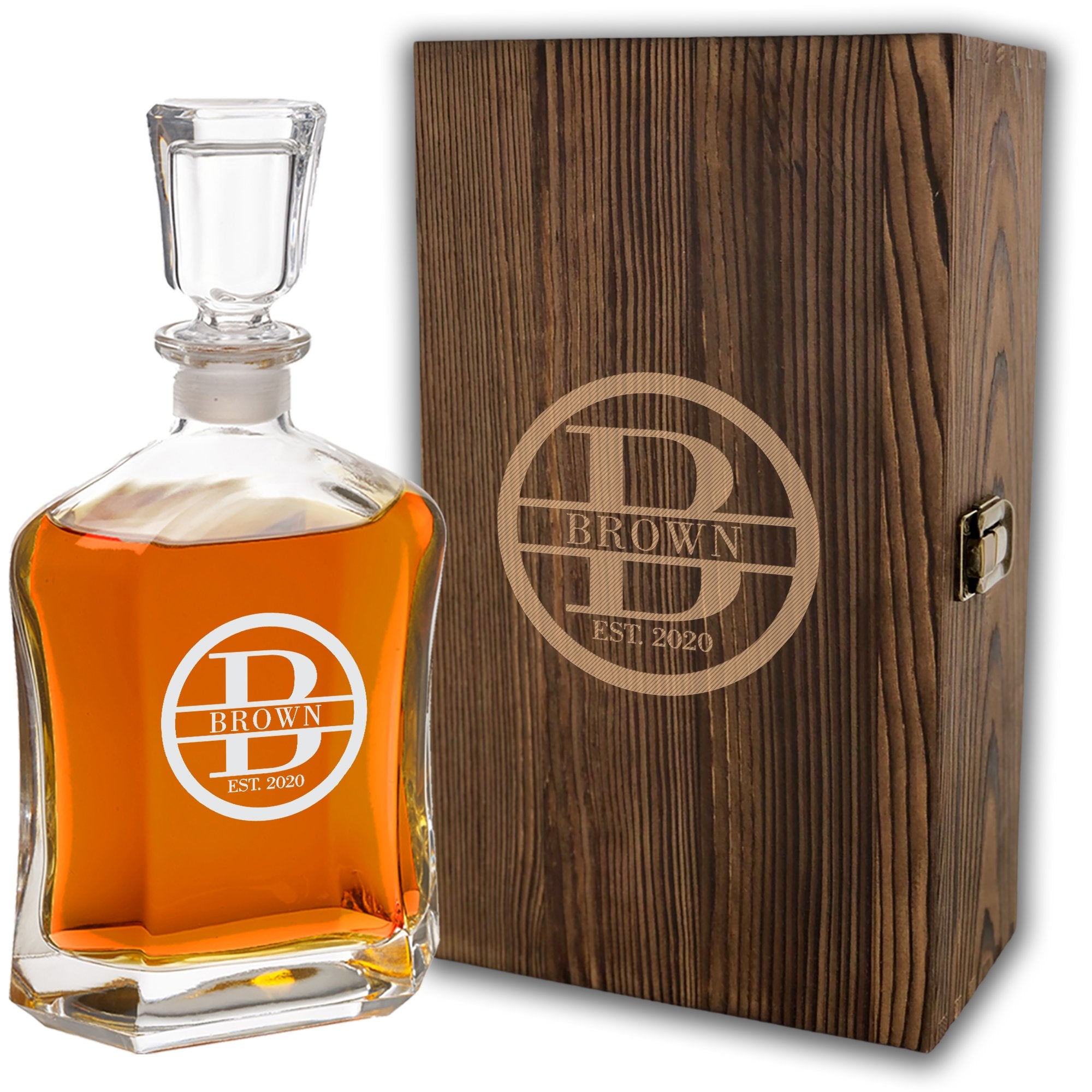 Premium Custom Whiskey Decanter w/ Box